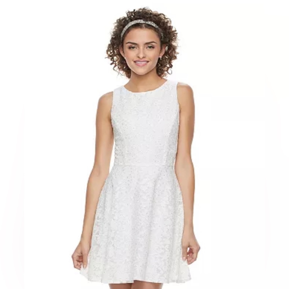 SEQUIN BANDAGE BACKLESS MINI DRESS
